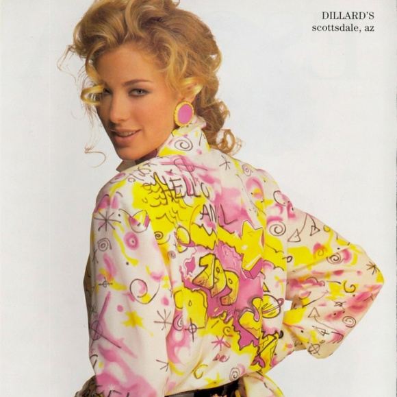 Escada By Margaretha Ley Vintage Silk Blouse - Picture 1 of 8